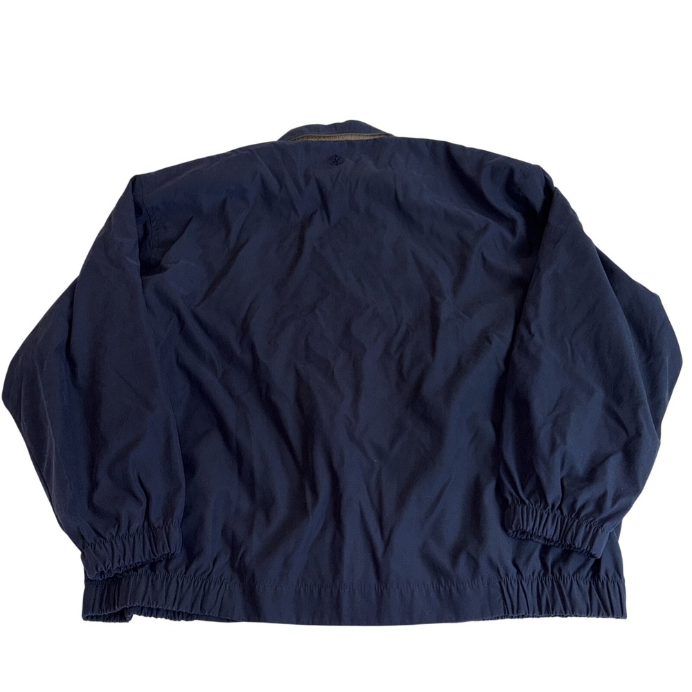 ESPN Destinations Jacket Full-Zip Logo Blue Men's Size XXL VTG - Picture 8 of 9